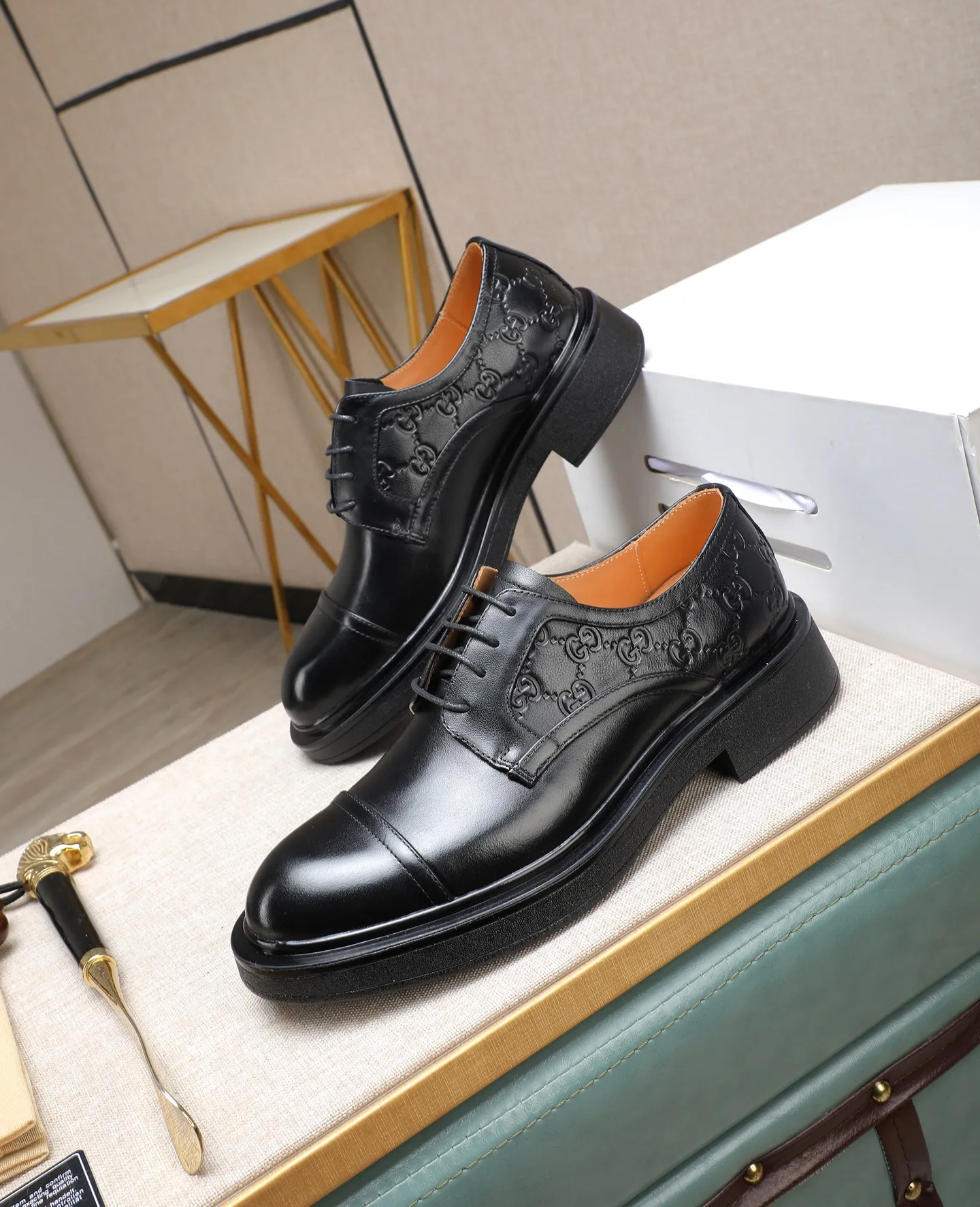 Men's shoes 💰520 📛📛Original (water-dyed cow lining) GUCCI official website formal shoes🌀 Italian 🇮🇹Imported cowhide➕Top imported water-dyed cowhide lining💋Finely handmade Original bottom, the real thing looks better when photographed in person Standard size 38-44
